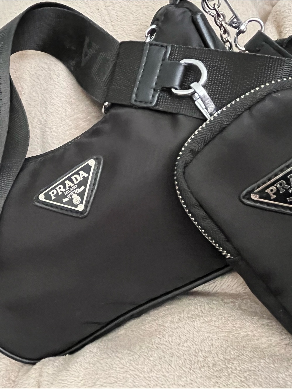 PRADA 2005 Re-Edition Nylon Shoulder Bag